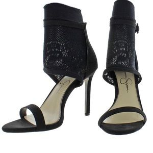 Jessica Simpson Jaxelle Ankle-Sock Sandals NWOT